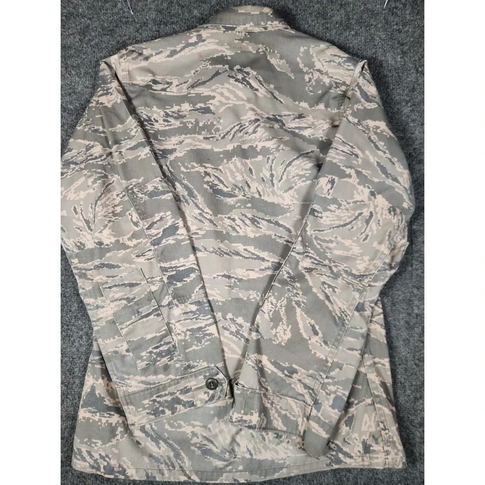 USAF Military Field Coat Jacket ABU Digital Tiger Stripe Camo Combat Uniform 38R